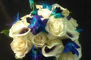 Rose, Calla and Orchid Bouquet