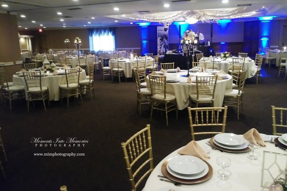 The grand ballroom