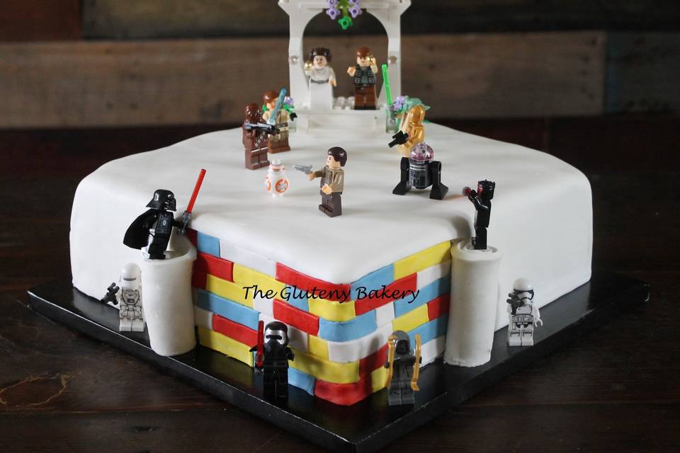 Lego Groom's cake