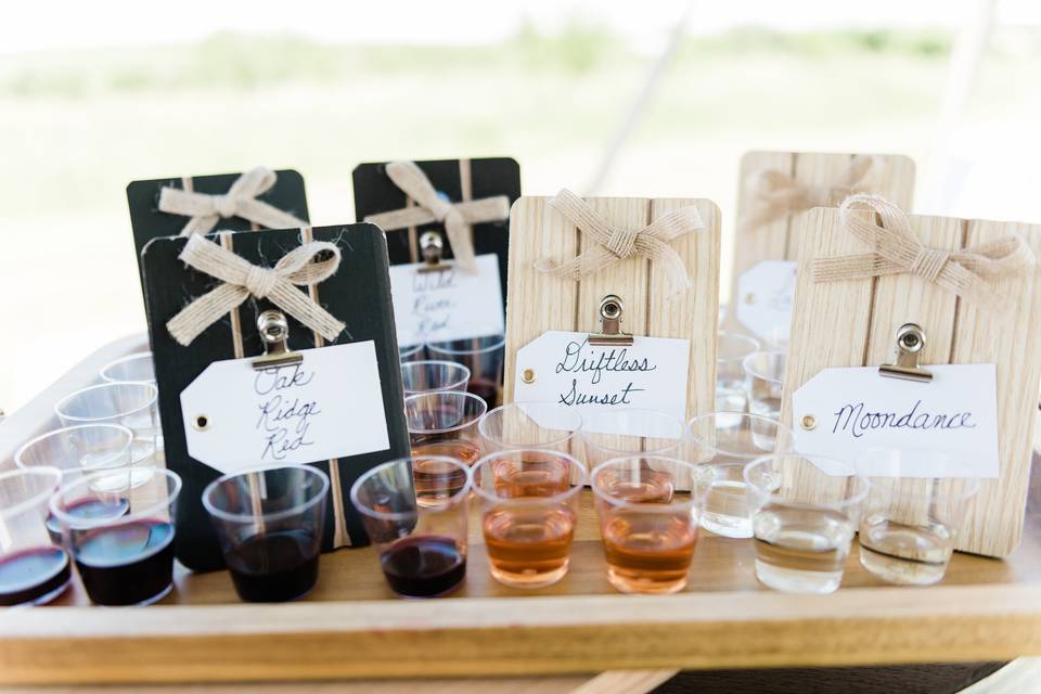 WINE TASTING WEDDING