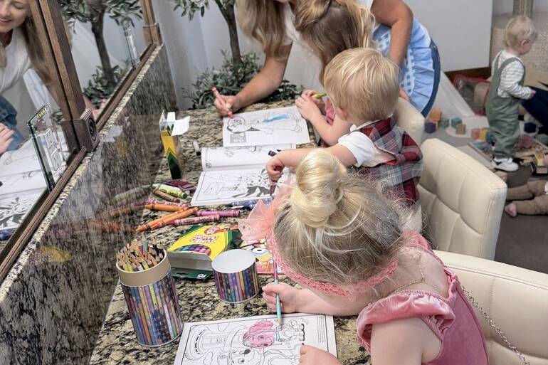 Coloring in action