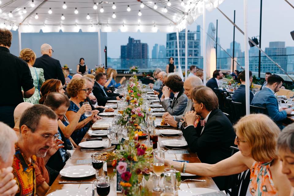 Outside dinner