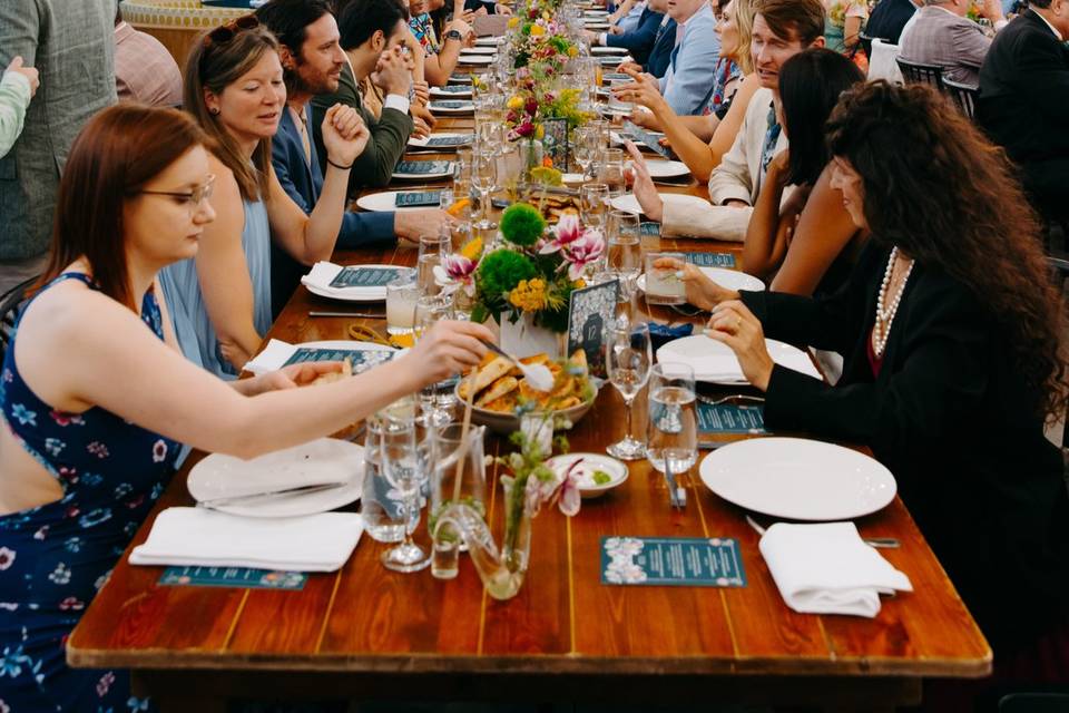 Outside dinner
