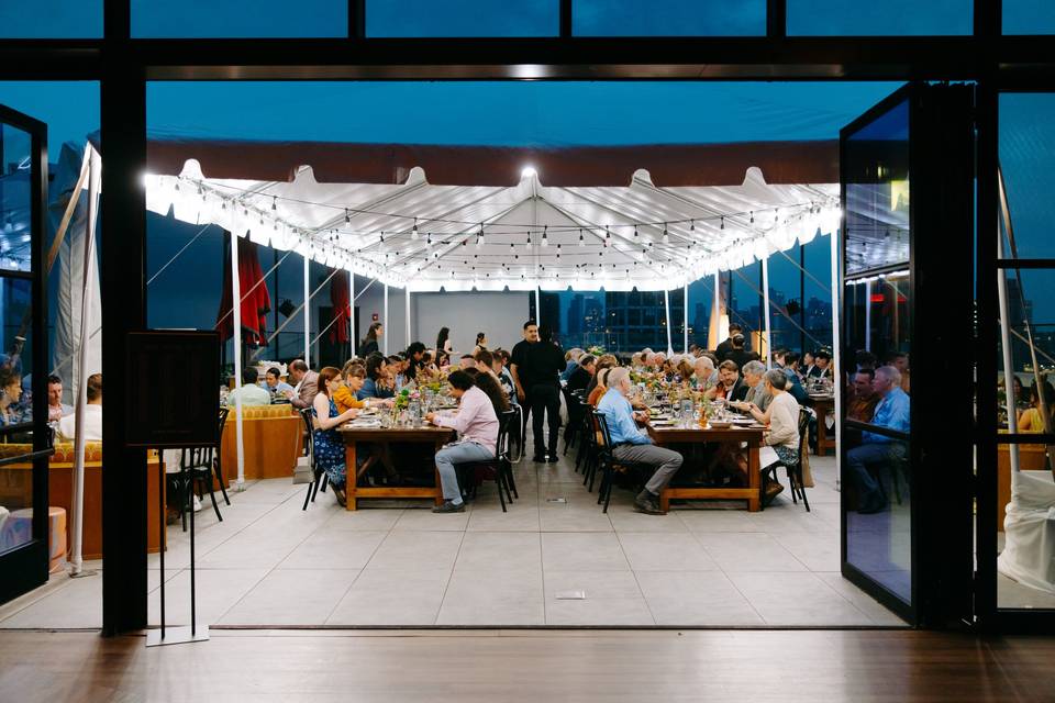 Outside dinner