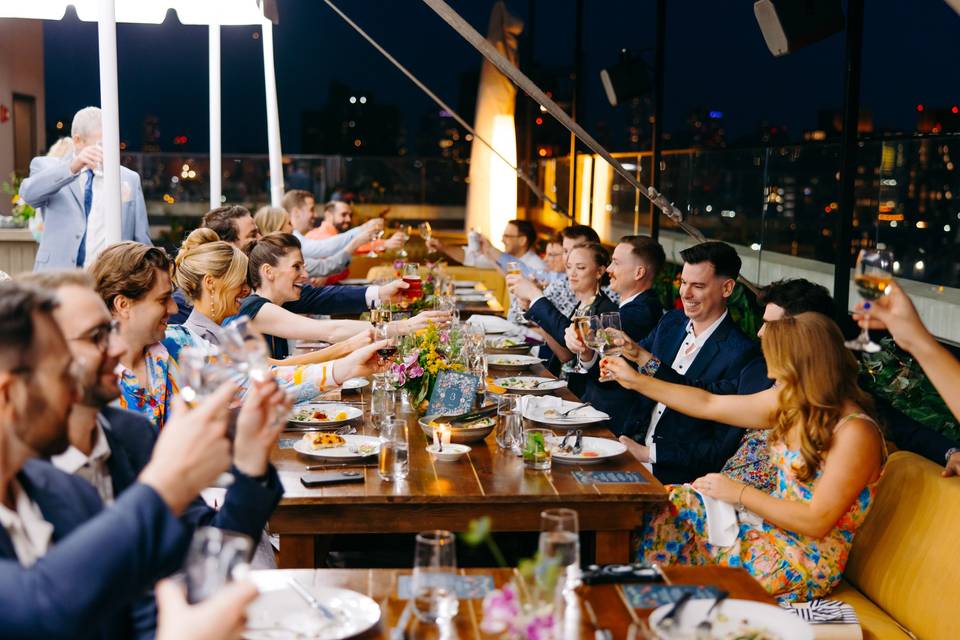 Outside dinner
