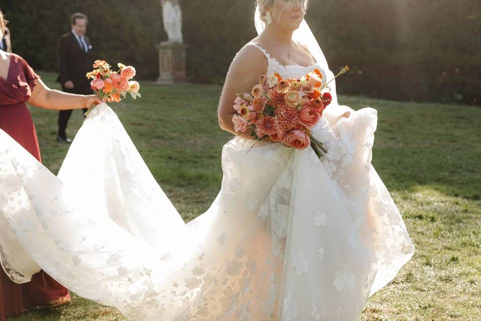 Fall wedding at Crane Estate