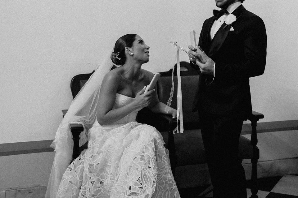 Happy couple at El Convento