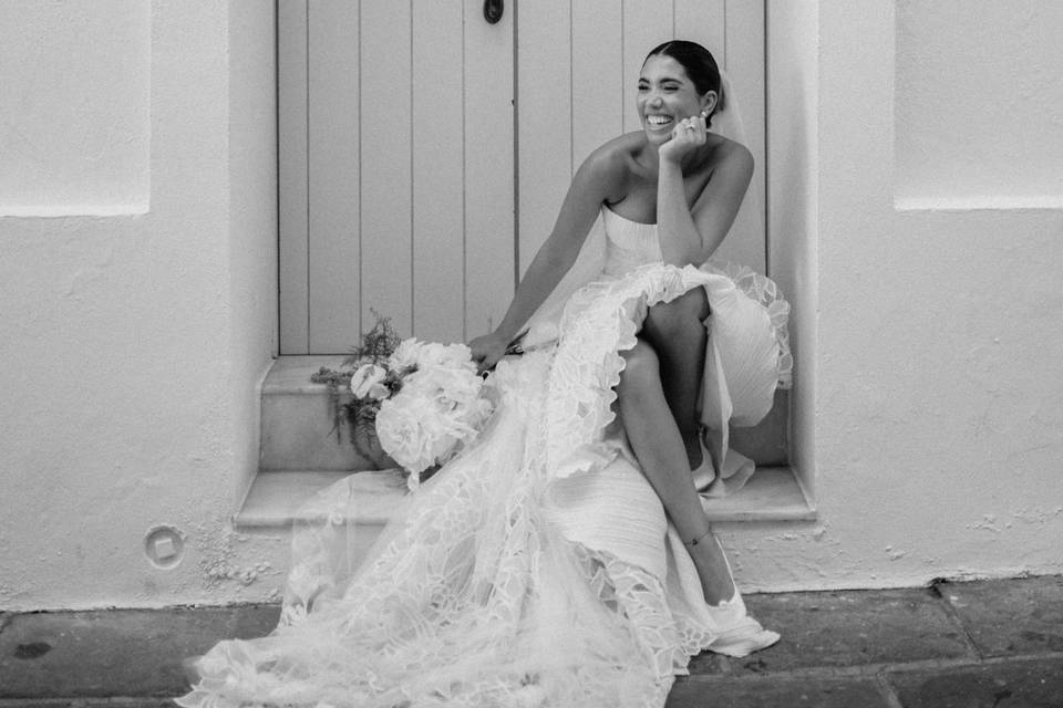 Bride at Old San Juan