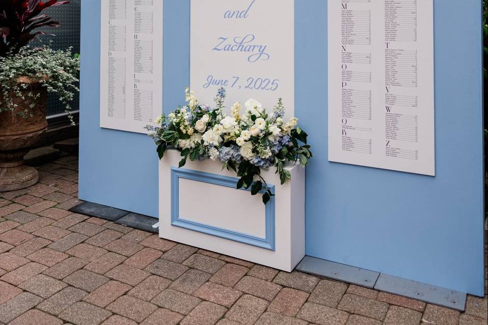 Seating Chart in Courtyard