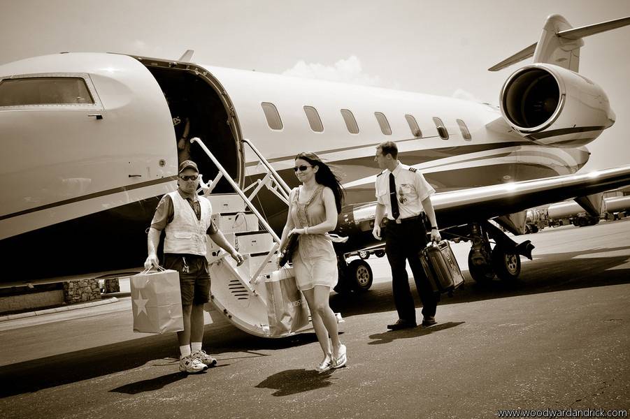 SBE Wedding Transportation, Private Jet, Biltmore Estate Wedding