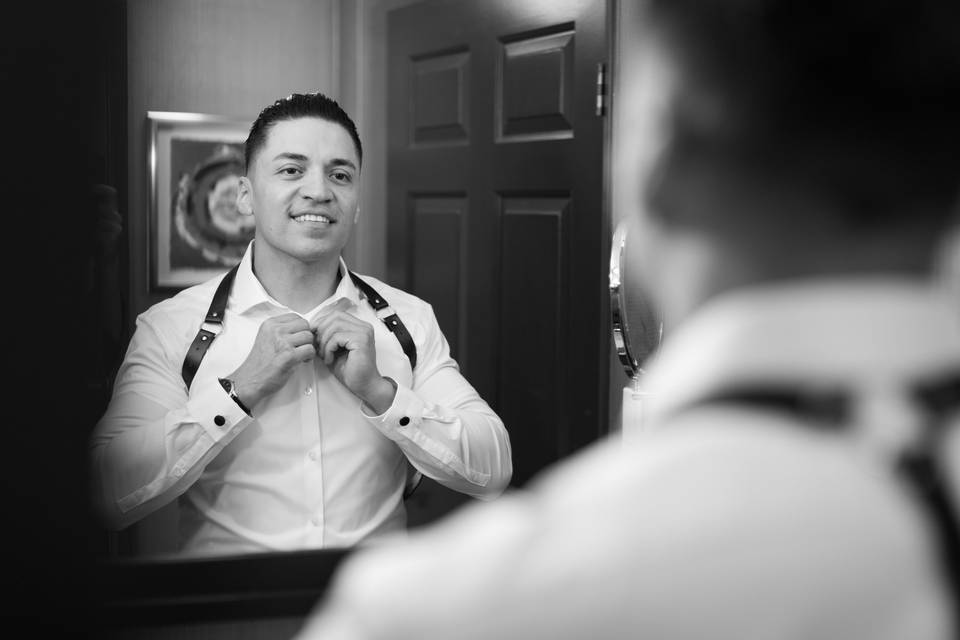 Groom's Getting Ready