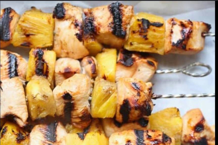 Chicken and pineapple