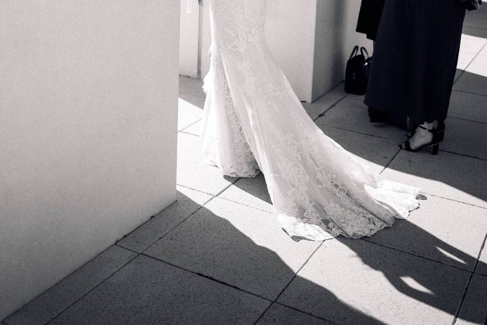 B&W wedding pics