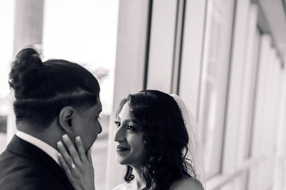 B&W wedding pics