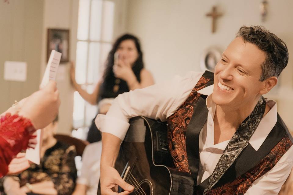 Intimate family wedding
