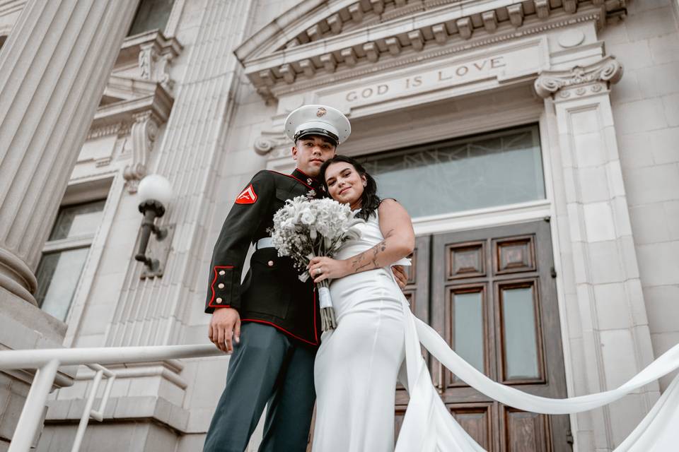 Save-the-date photoshoot