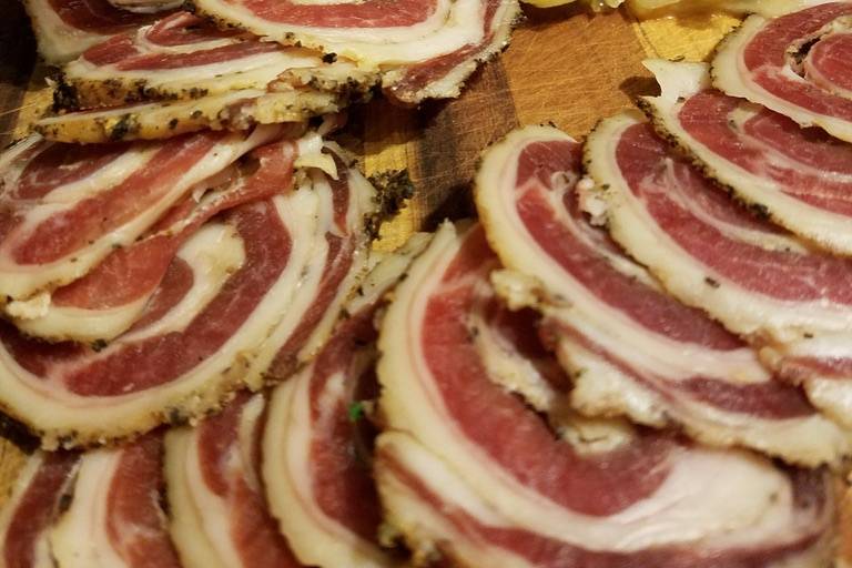 House cured Pancetta