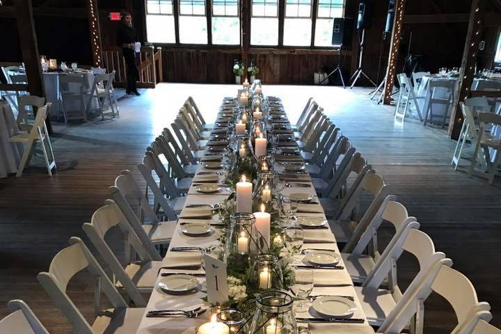 Long table setup