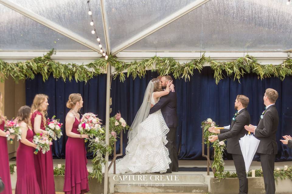 Ceremony in Courtyard