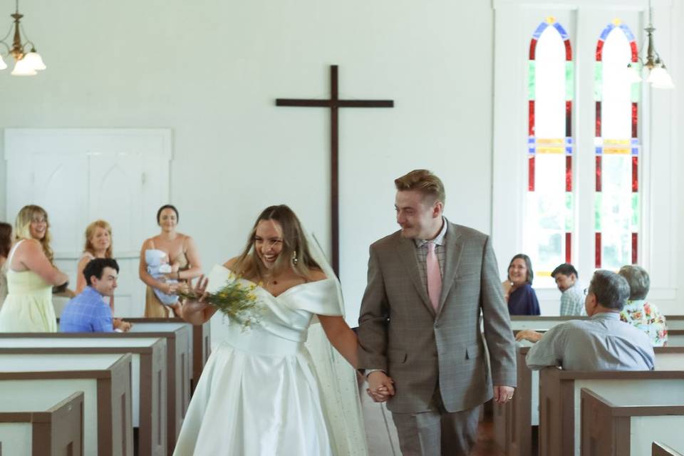 Down the isle