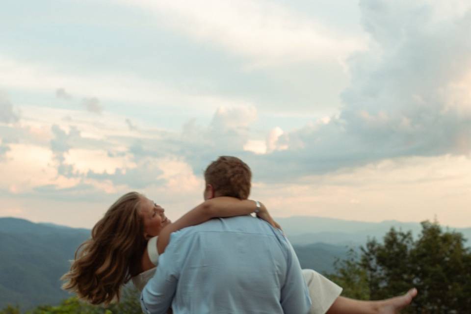 In the mountains
