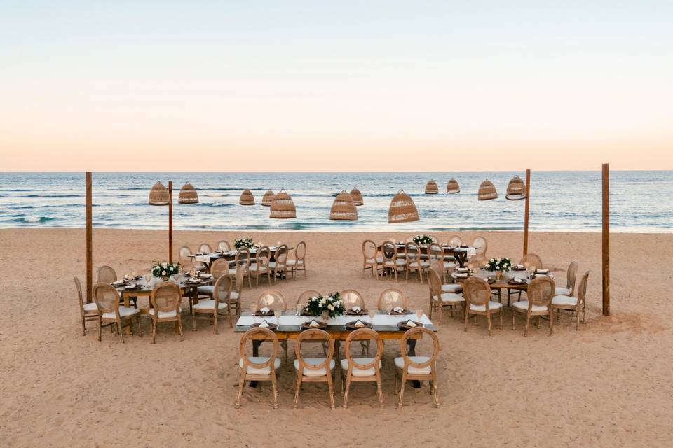 Beach reception