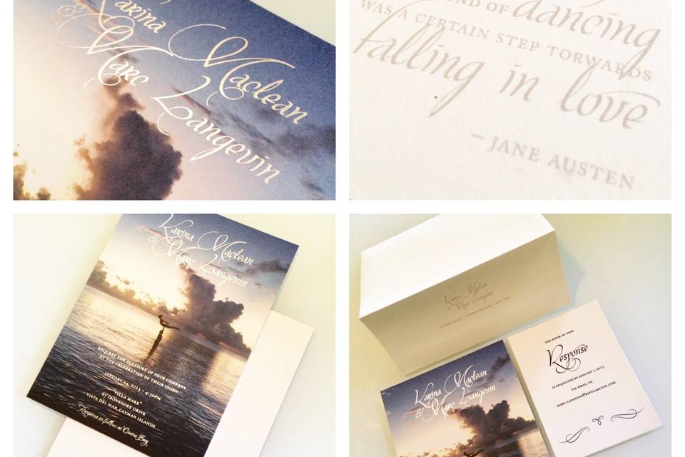 Silver Foil + Letterpress