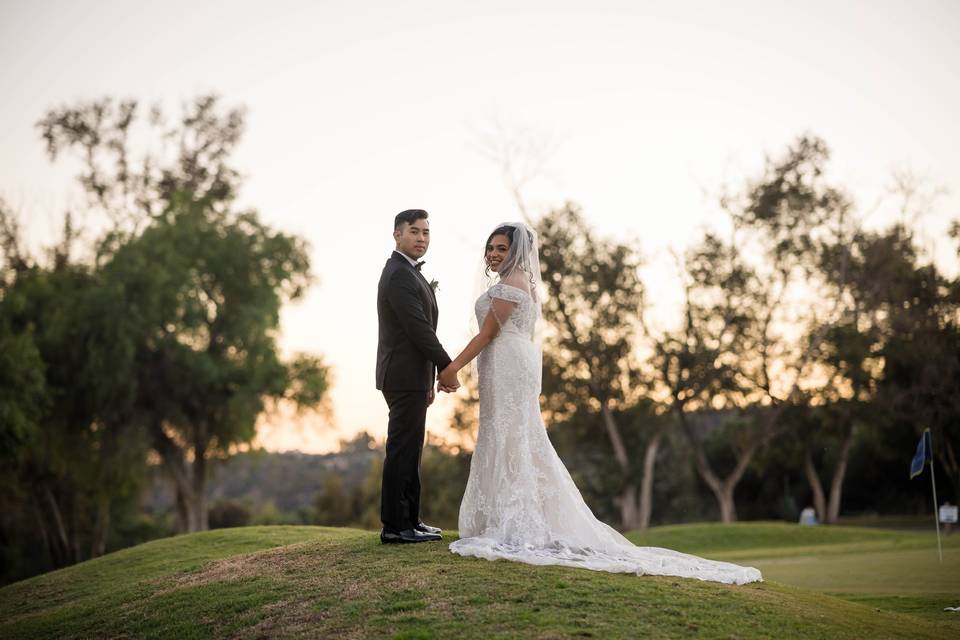 Golf course wedding