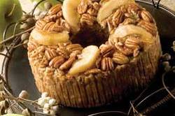Freshly picked apples with walnuts and pecans makes this cake a delight in the Fall and all year round.  Top with vanilla ice cream and caramel sauce to put it over the top when entertaining.