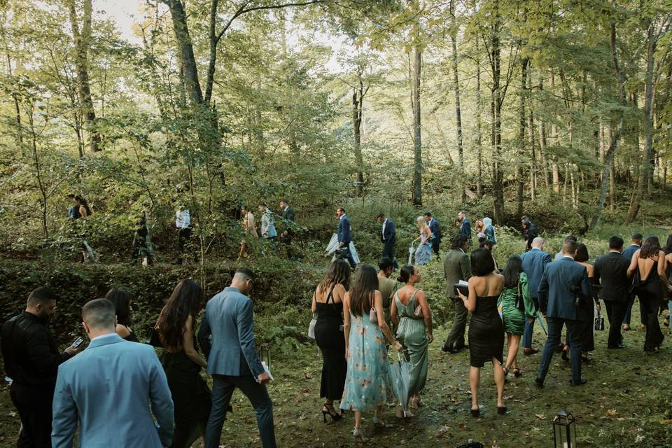 Marching back to the barn