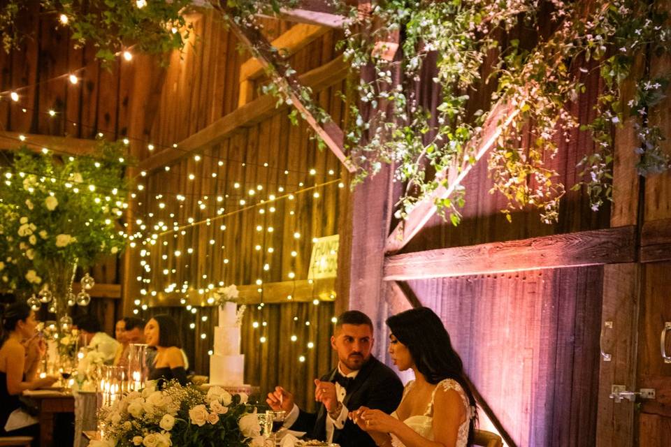 Barn with extra lighting
