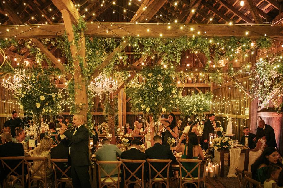 Barn with extra lighting