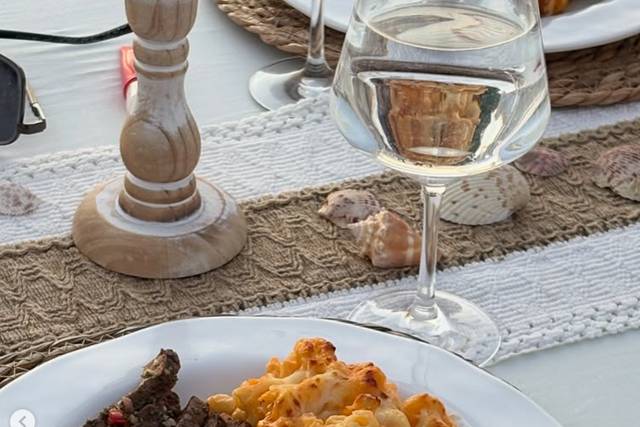 Catered meal