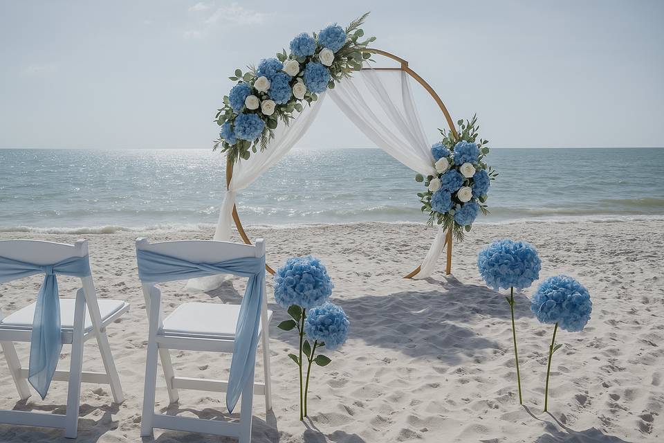 Blue & White Ceremony
