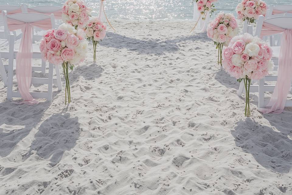 Pink & White Ceremony