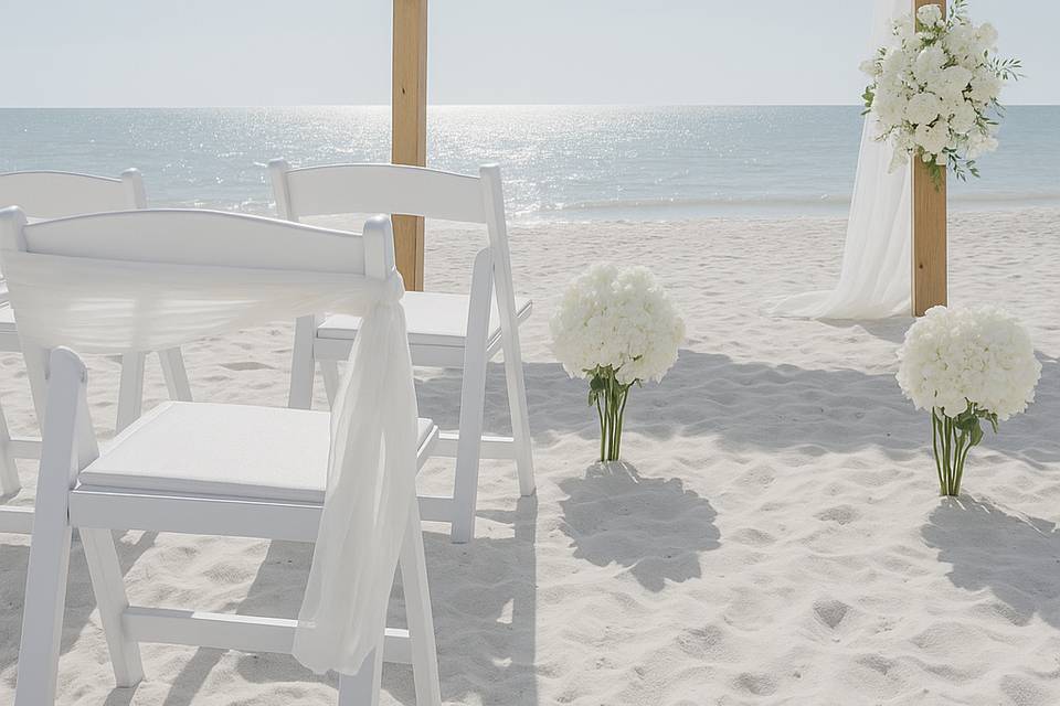 All White Ceremony