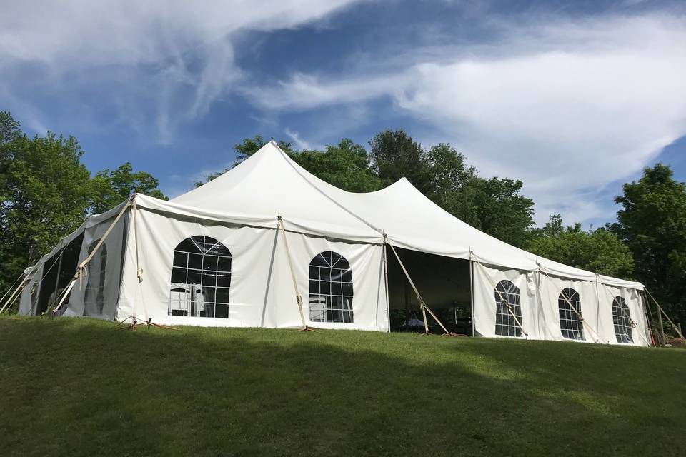 Pole Tent with windows