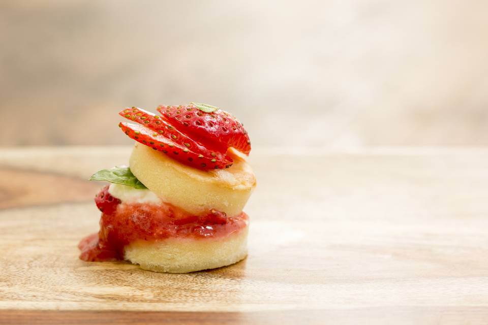 mini strawberry shortcake