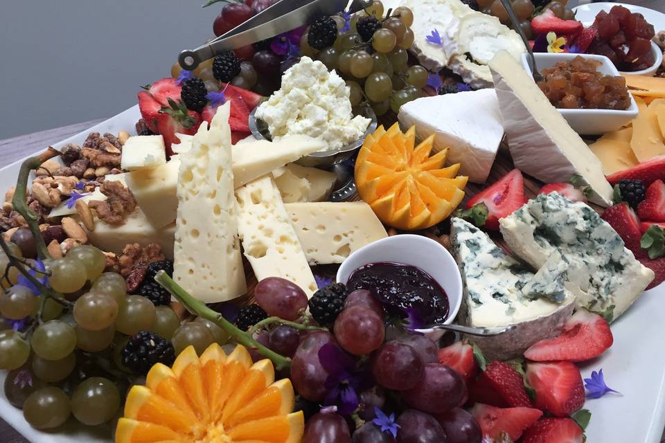 fruit and cheese extravaganza