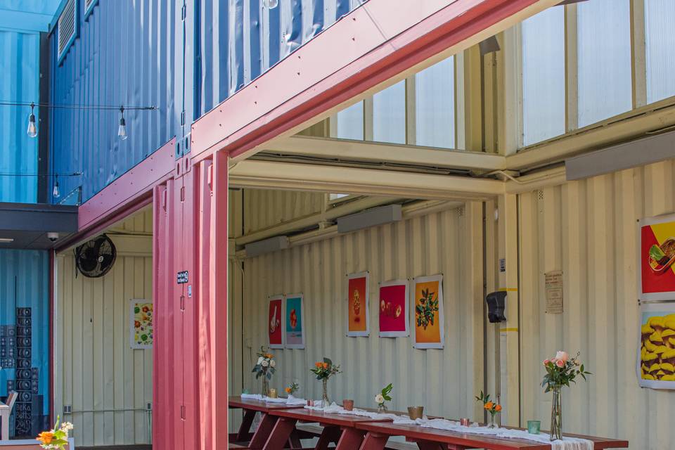 Bar Side Covered Containers