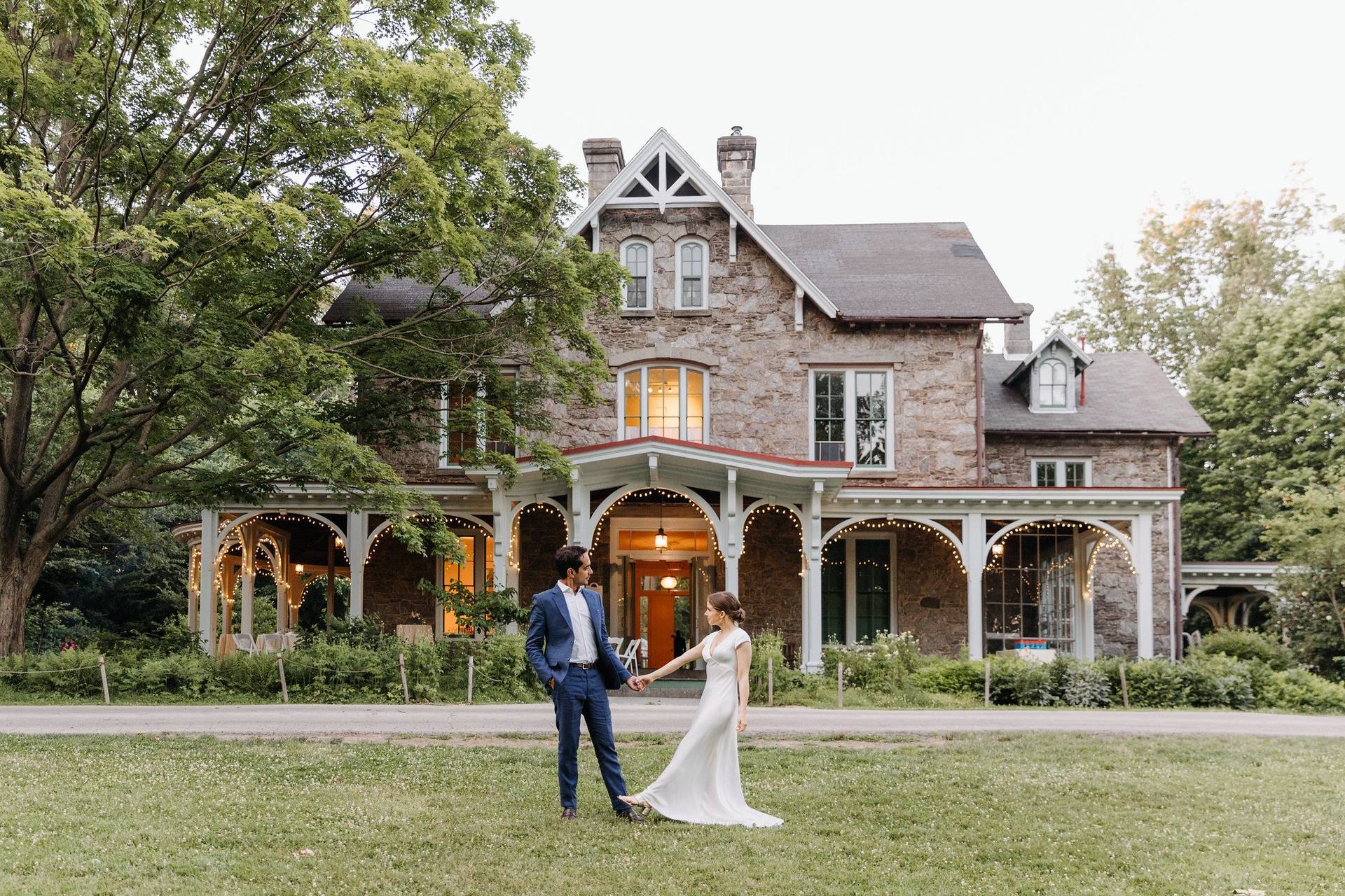 Portico - Awbury Arboretum - Historic Weddings - Philadelphia, PA ...