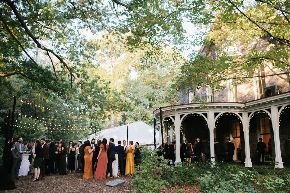 Portico - Awbury Arboretum