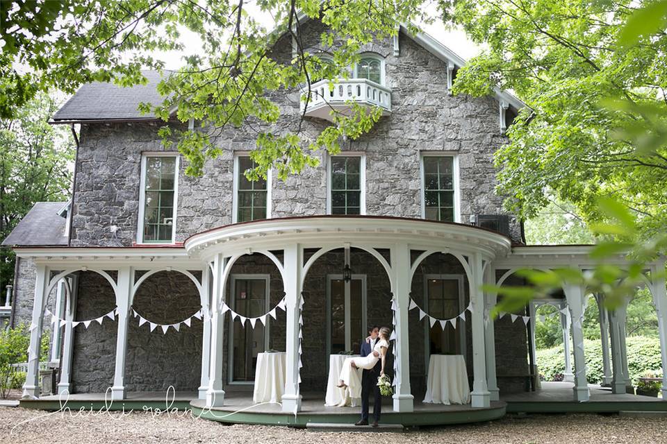 Portico - Awbury Arboretum