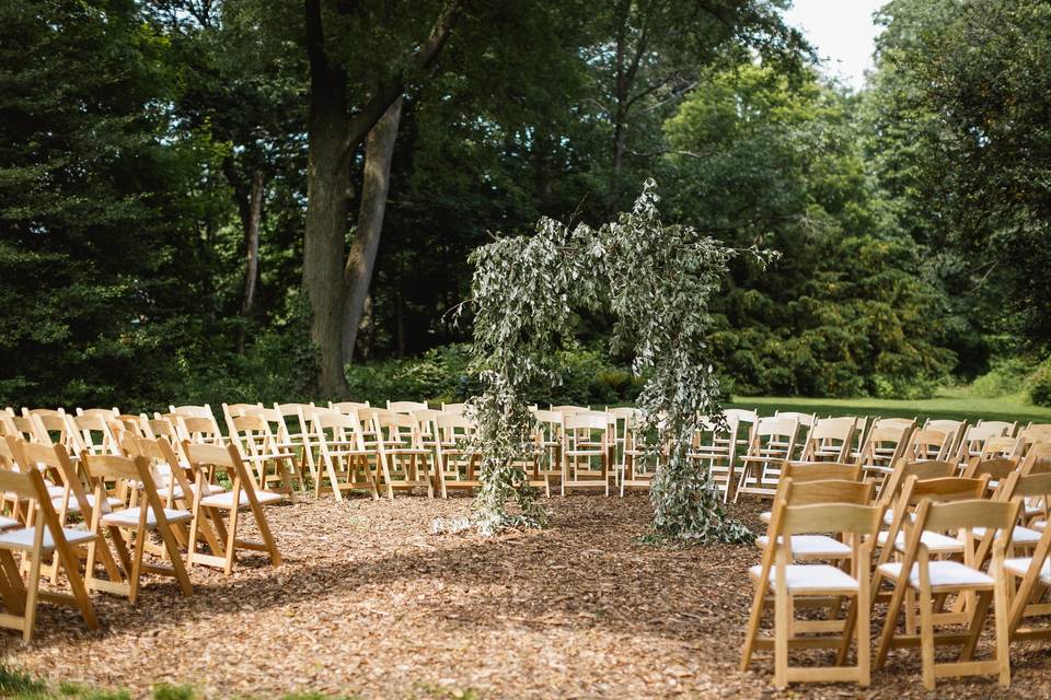 Portico - Awbury Arboretum