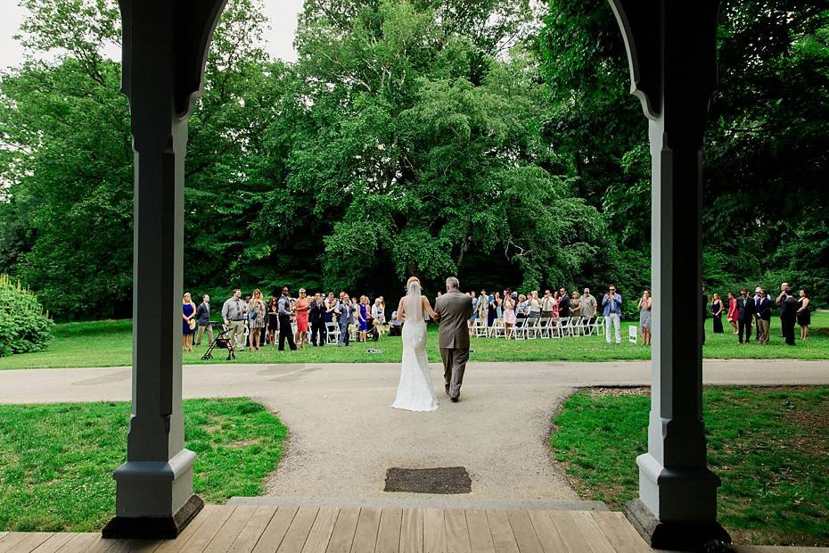 Portico - Awbury Arboretum