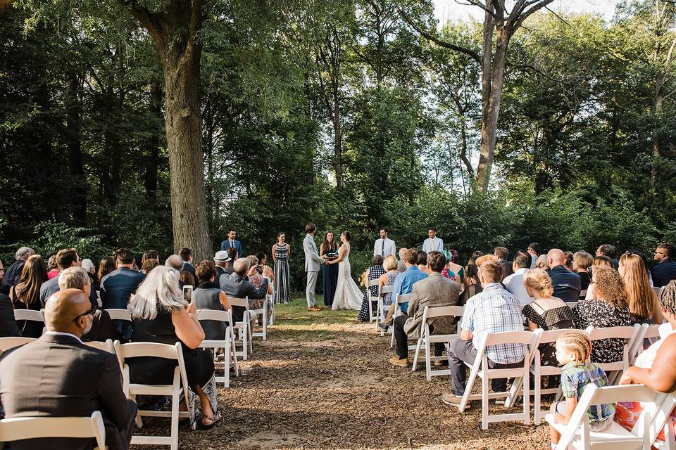 Portico - Awbury Arboretum