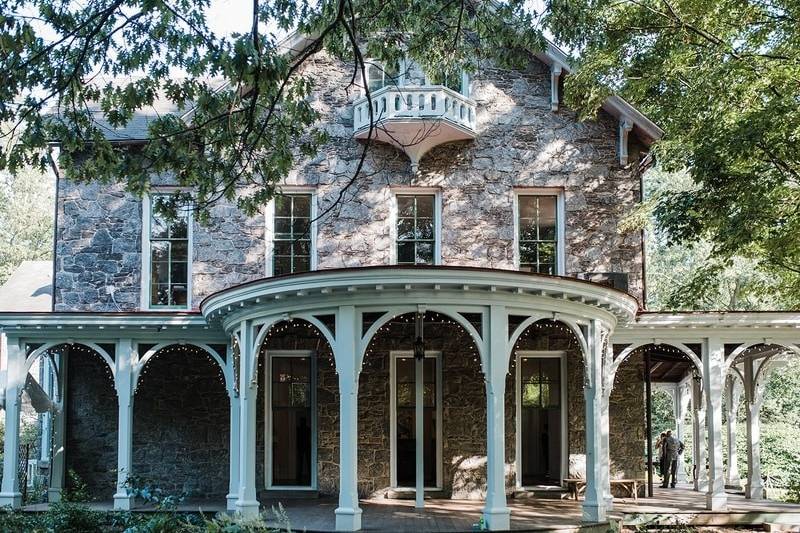 Portico - Awbury Arboretum