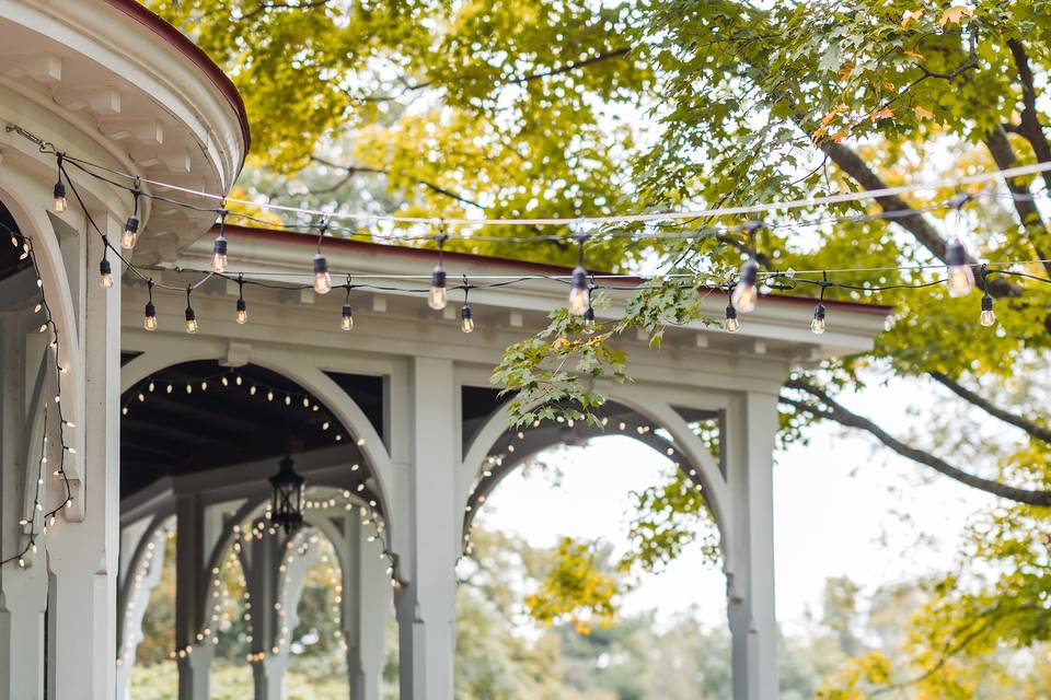 Portico Awbury Arboretum