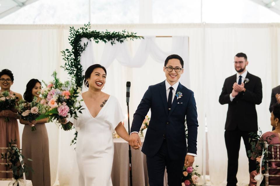 Tent Space Ceremony