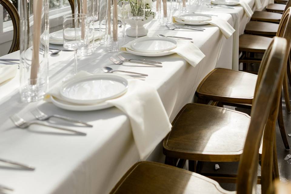 GLASS HOUSE- Feasting table